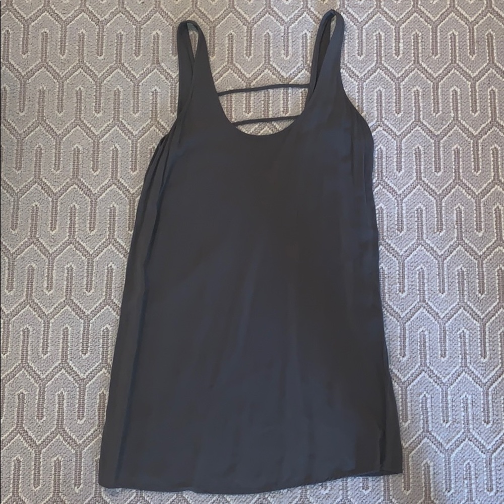 FOREVER 21- Green Shift Dress w/ Open Back-XSMALL